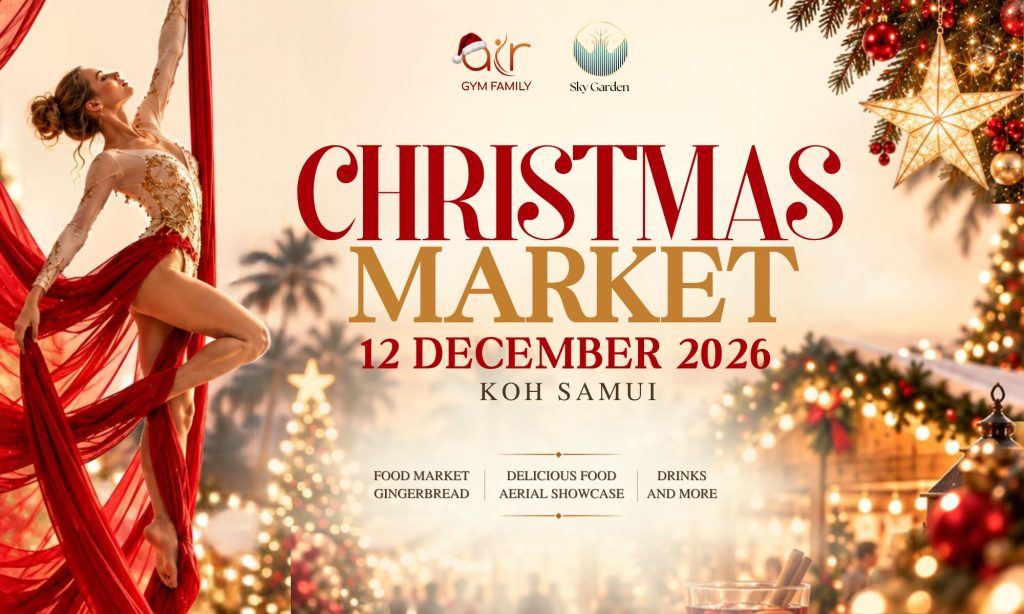 Christmas Market, 12 December 2026, Sky Garden, AirGym.Family Koh Samui